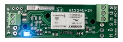 Hutschienen - Relaisplatine „H1224U+24“  für den AC/DC Betrieb